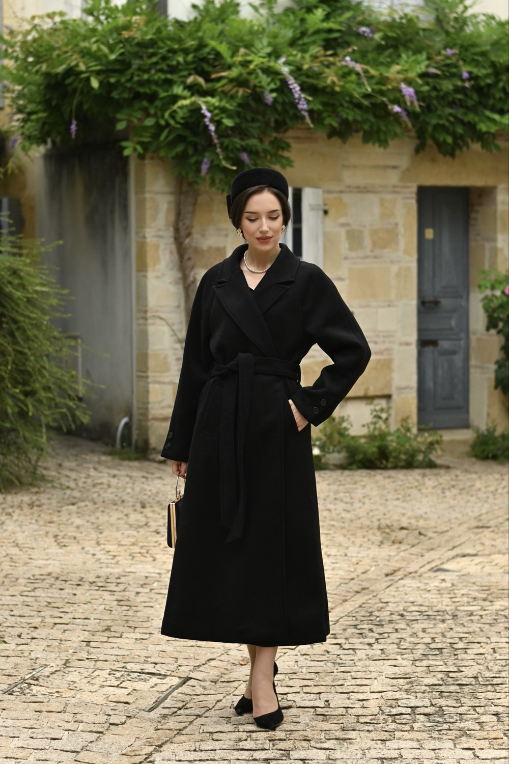 Janelle Black Coat